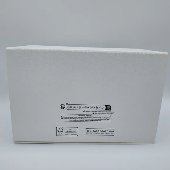 PRADA White Textured Rigid Gift Box • Magnetic Closure • 7.5x4.75x4.5 UNUSED - Picture 3 of 7